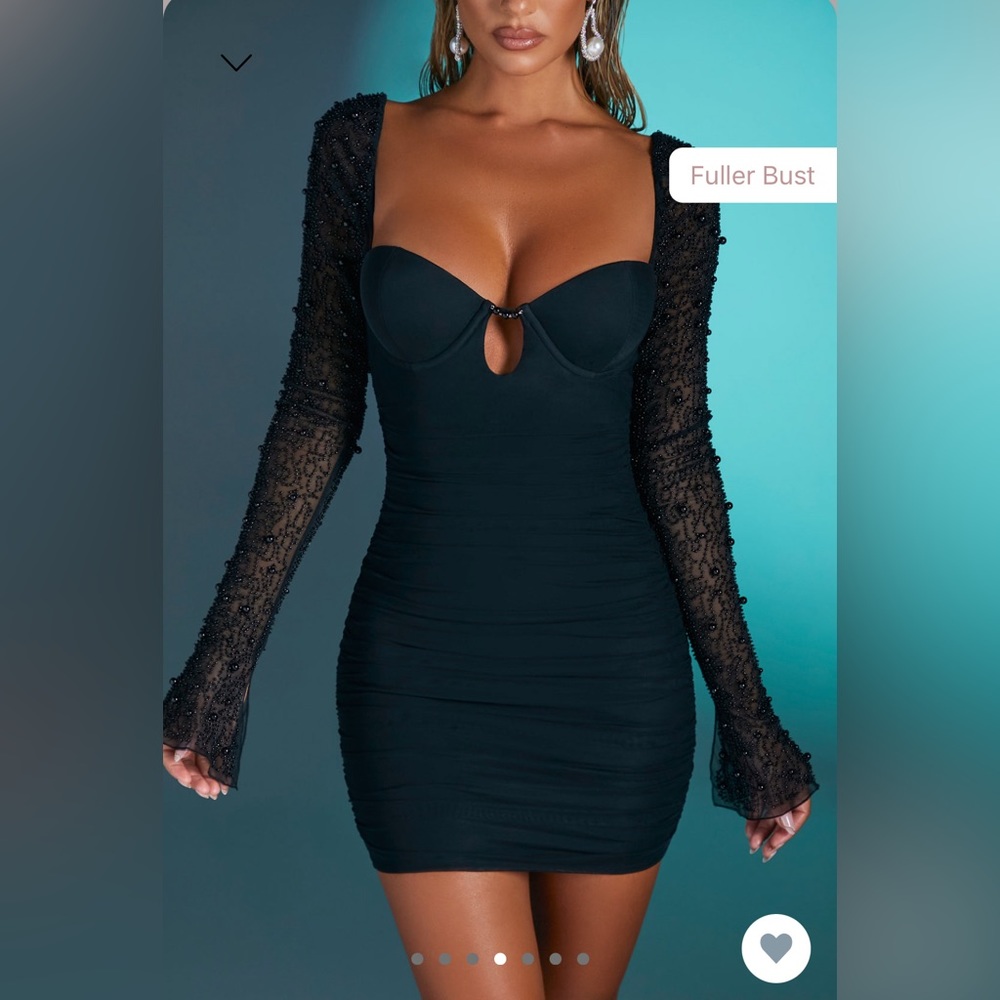 Oh Polly embellished evening dress. Please note this is for a C/Dcup